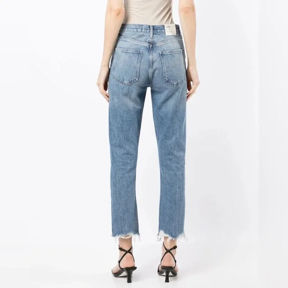 Agolde Riley Destroyed Hem - Picture 2 of 4